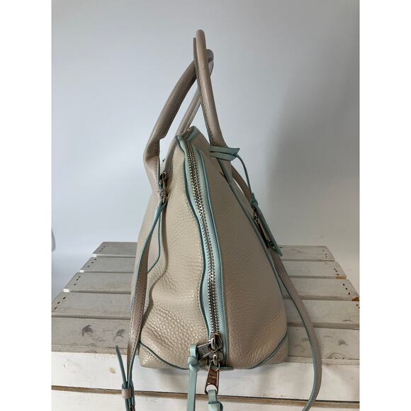 COACH 30165 BLEEKER PRESTON SATCHEL IN EDGE PAINT LEATHER - Picture 2 of 16